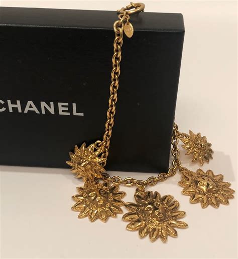 Chanel lion head necklace